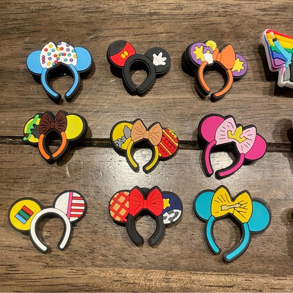 Jibbitz Other - Jibbitz Disney-Themed Colorful Shoe Charms Pack of 9